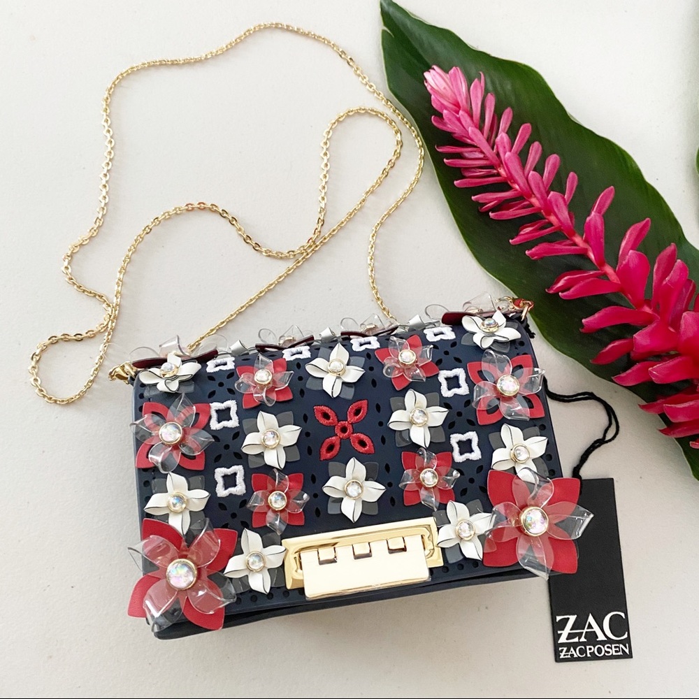 ZAC Posen Earthette Accordion Mini Chain Crossbody